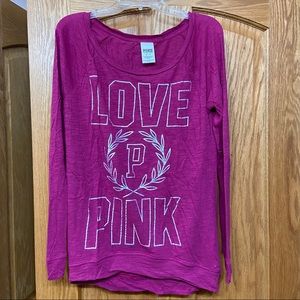 PINK! long sleeve shirt